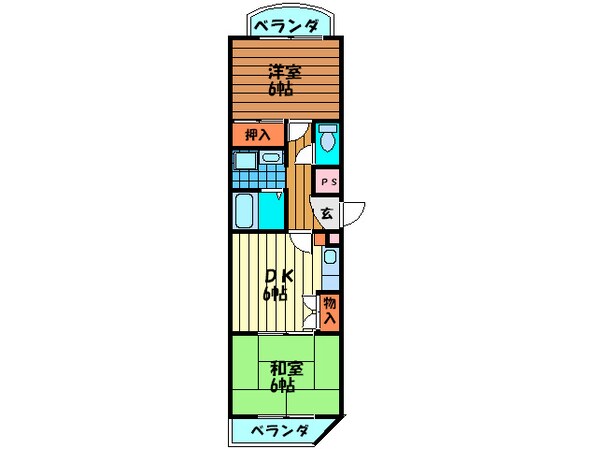 エリータ守口の物件間取画像